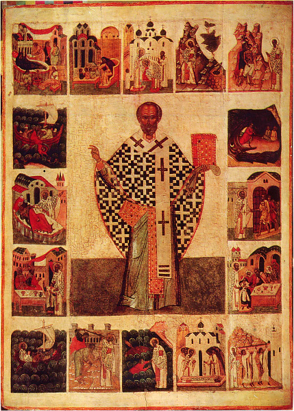 Святой Никола Зарайский, с житием  