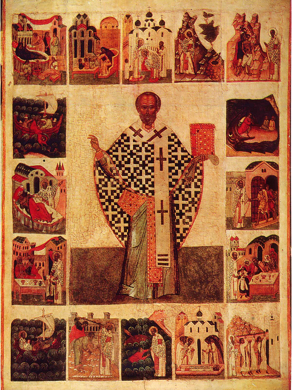 Святой Никола Зарайский, с житием  