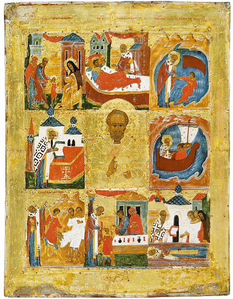 Никола Великорецкий, с житием (Русский Север)  