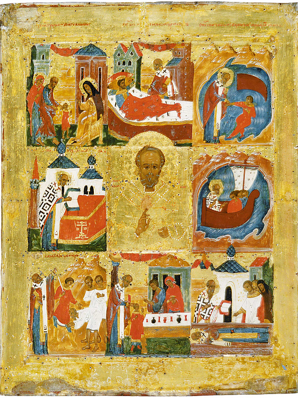 Никола Великорецкий, с житием (Русский Север)  