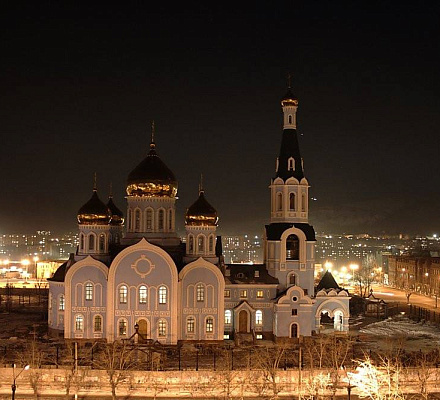 Die Aktion 'Nacht im Tempel' fand in Chita statt