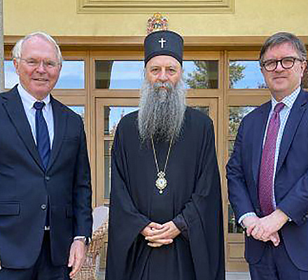 Беседа Патриарха Порфирия с американским чиновником О'Брайеном