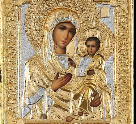 Перенесение списка Богоматери Иверской в Святоозерский монастырь на Валдае