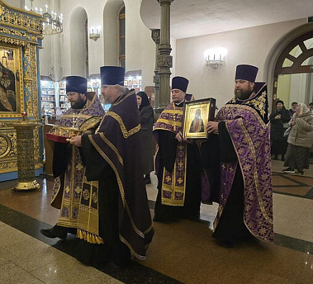 Ковчег с мощами святителя Тихона был принесен в пределы Одинцовской епархии