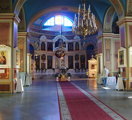 Ein interaktiver Berater ist in der Kathedrale von Wyborg erschienen