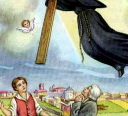 Flüge mit dem Flugzeug von St. Joseph von Cupertino