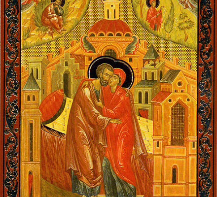 22 де­каб­ря Рус­ская Пра­во­слав­ная Цер­ковь вспо­ми­на­ет день чу­дес­но­го за­ча­тия Пре­свя­той Де­вы Ма­рии пра­вед­ной Ан­ной