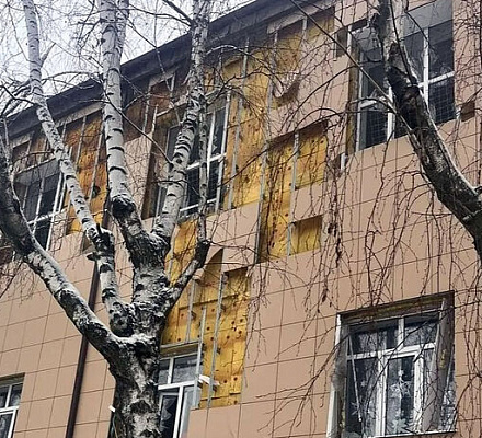 В результате атаки БПЛА пострадала Воронежская православная гимназия