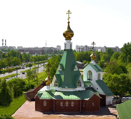 Die Kirche im Namen des heiligen Johannes des Barmherzigen wurde in St. Petersburg geweiht