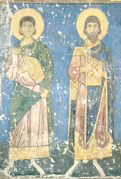 Мученики Ромил и Евдоксий (фреска)