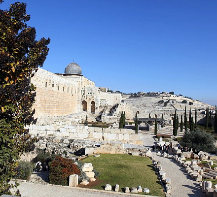 In Jerusalem entdeckte gepflasterte Pilatusstraße