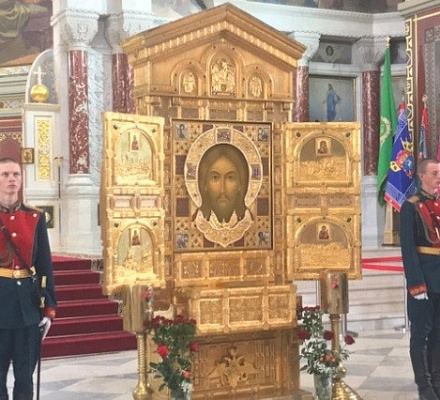 In Nowotscherkassk traf die Ikone 'Retter nicht von Hand gemacht'