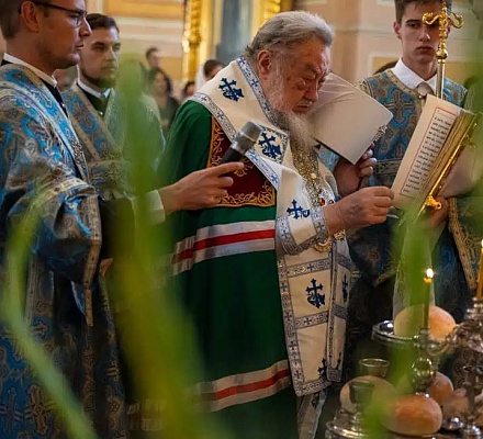 Праздник Успения Богородицы в столичном соборе
