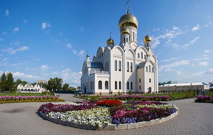 Dreifaltigkeits-Wladimir-Kathedrale, die Stadt Nowosibirsk