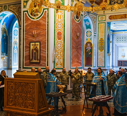 В Симферополе отслужен молебен за воинов бригады «Днепр»