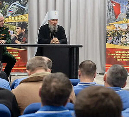 Митрополит Василий совершил Божественную литургию на территории военного госпиталя