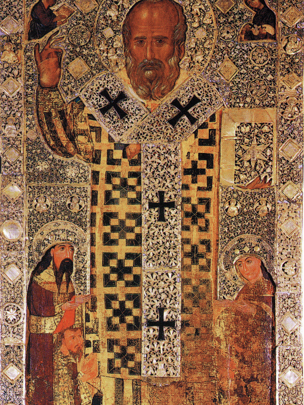 Икона святителя Николая из крипты базилики в г. Бари 