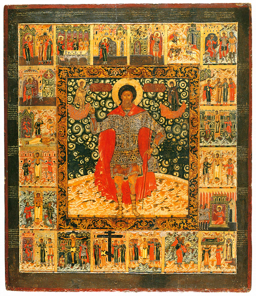 Вмч. Феодор Стратилат, с житием (Костромская)  