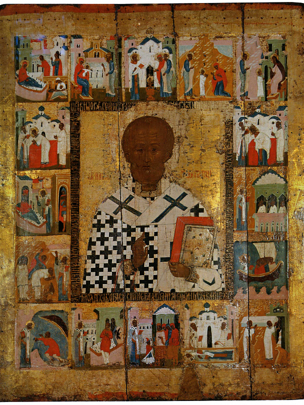 Святитель Николай Чудотворец, с житием (Владимиро-Суздальская)  