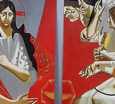 Die russisch-orthodoxe Kirche unterstützte das Projekt nicht mit Graffiti von Heiligen auf Moskauer Straßen