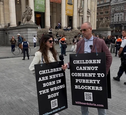 Бельгийская полиция арестовала защитников жизни и детей за протест против процедуры трансгендерности детей