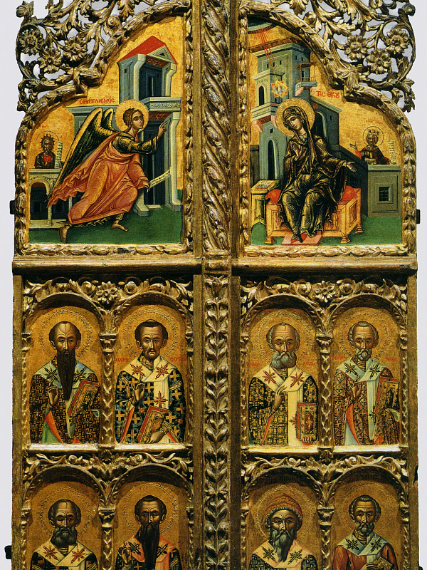 Святитель Николай Мирликийский (икона Царских врат)  