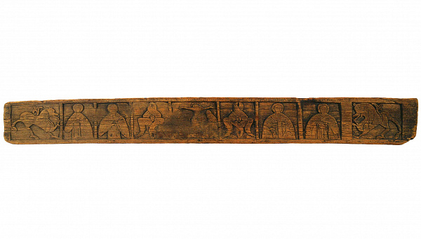 Святитель Николай Чудотворец (резьба по дереву, тябло)  