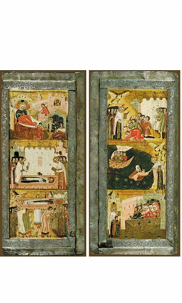 Житие Николая Чудотворца (створки складня) 