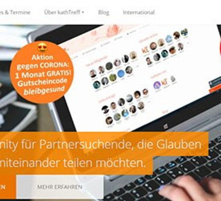 Selbstisolation verdoppelt den Verkehr zur katholischen Dating-Site
