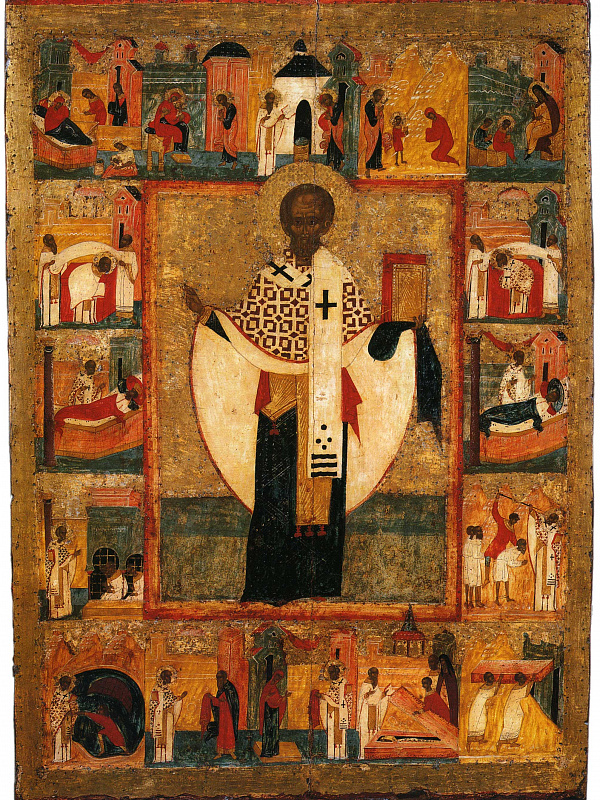 Св. Николай Чудотворец, с житием (Вологодская)  