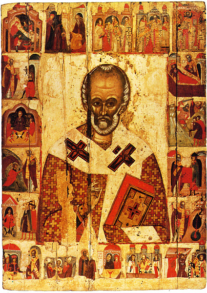 Николай Чудотворец, с житием (Московская)  