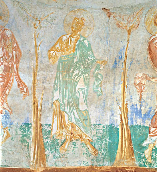 Апостол Филипп, деталь фрески Вознесения Господня  