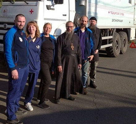 Жителям Авдеевки оказали помощь в мобильном госпитале больницы святителя Алексия