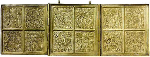 Праздники, складень трехстворчатый (Поморье)