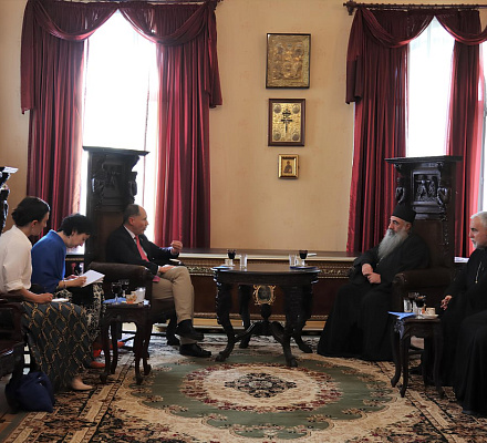 Визит Посла Евросоюза в Патриархию Грузии