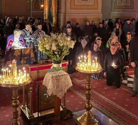 Начало Великого поста в кафедральном соборе