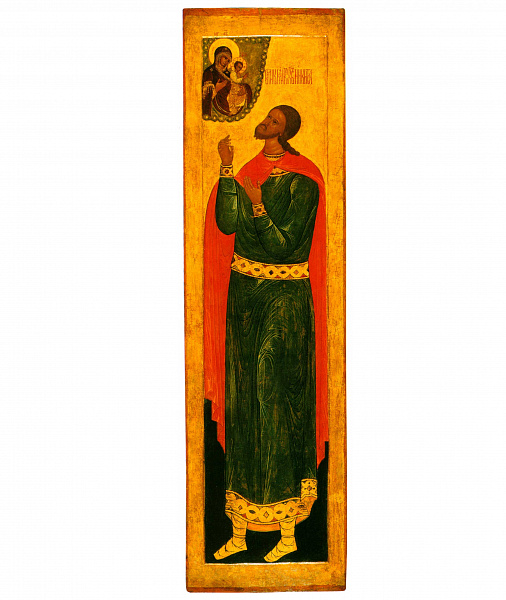 Великомученик Никита Готфский, предстоящий Богоматери с Младенцем