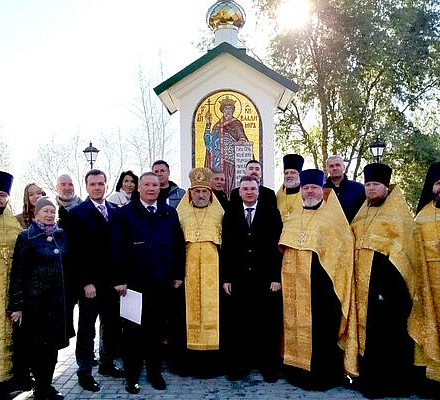 В Перми освящен памятный киот с образом, посвященный погибшим участникам СВО