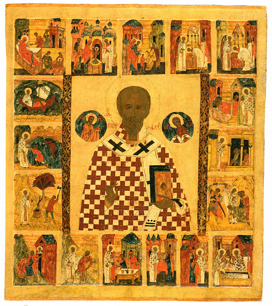 Святитель Николай Чудотворец, с житием (Вологодская)  