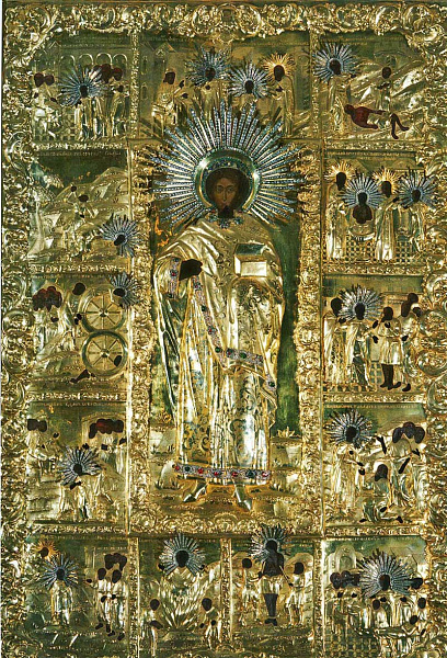 Великомученик Пантелеимон Целитель, с житием (Афонская) 