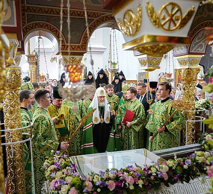 Предстоятель Русской Церкви возглавил торжества по случаю 900-летия основания Полоцкого Спасо-Евфросиниевского монастыря