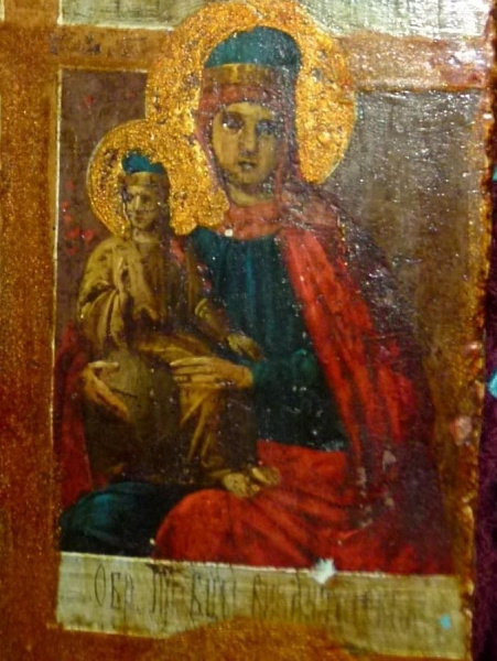 Византийская икона Пресвятой Богородицы