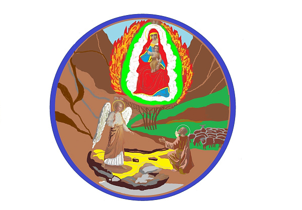 Неопалимая Купина (храмовая икона)  