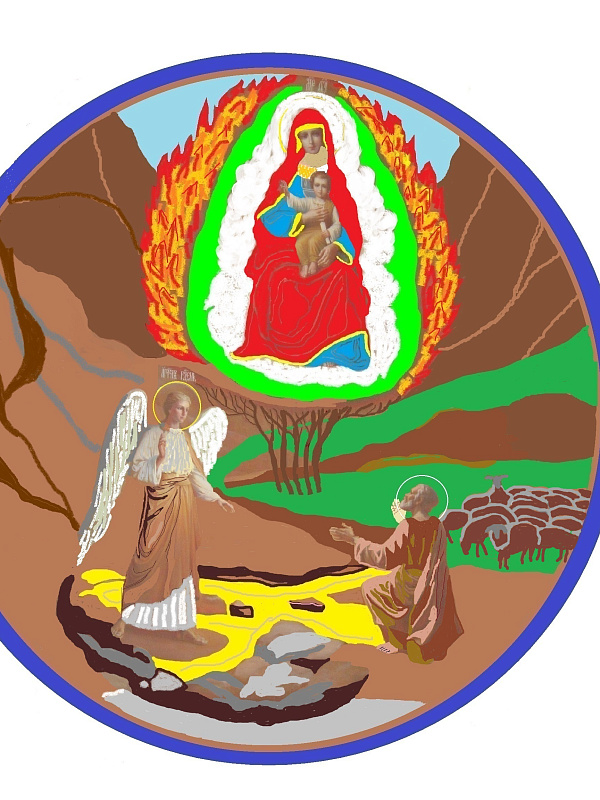 Неопалимая Купина (храмовая икона)  