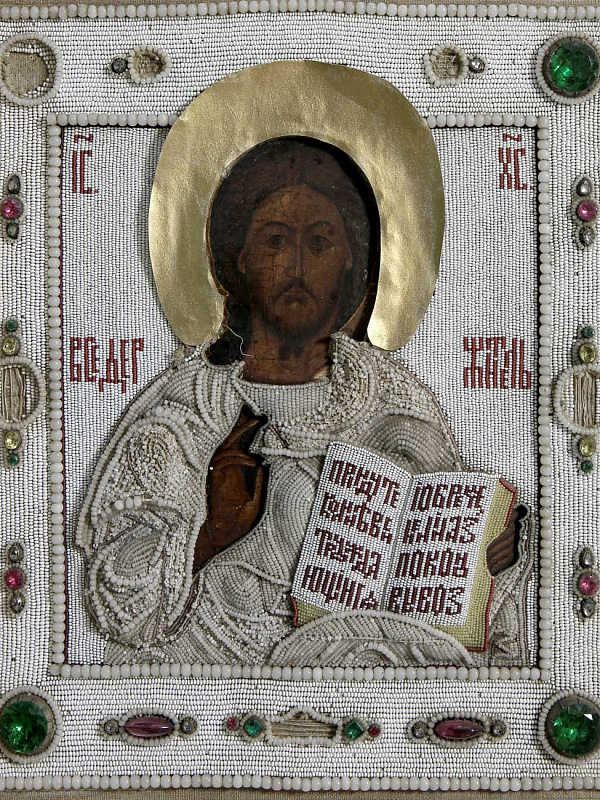 Господь Вседержитель (в шитом окладе)