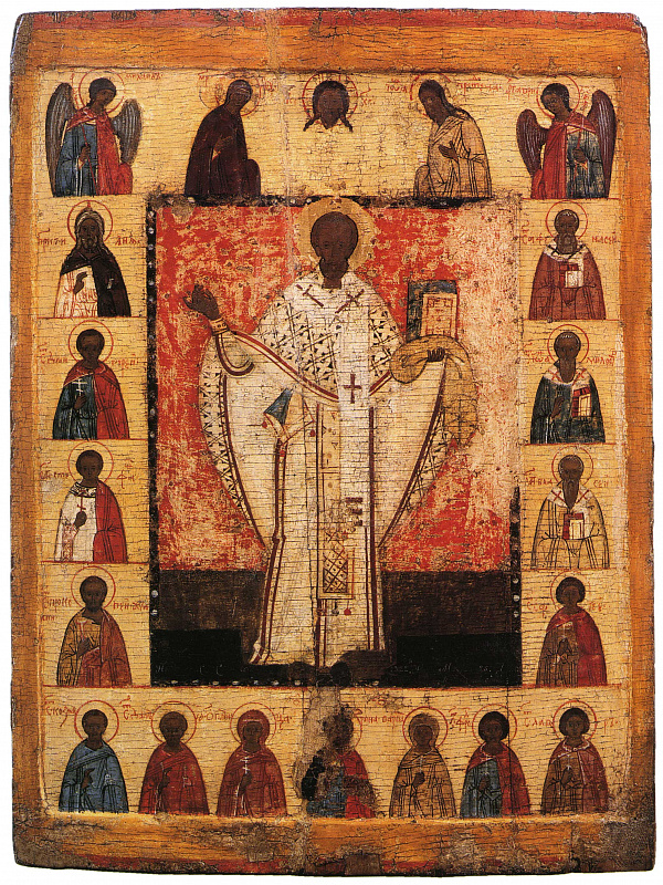 Никола Зарайский, с деисусом и избранными святыми  