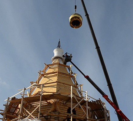 In Samara am Ufer der Wolga planen sie den Bau eines grandiosen Tempels
