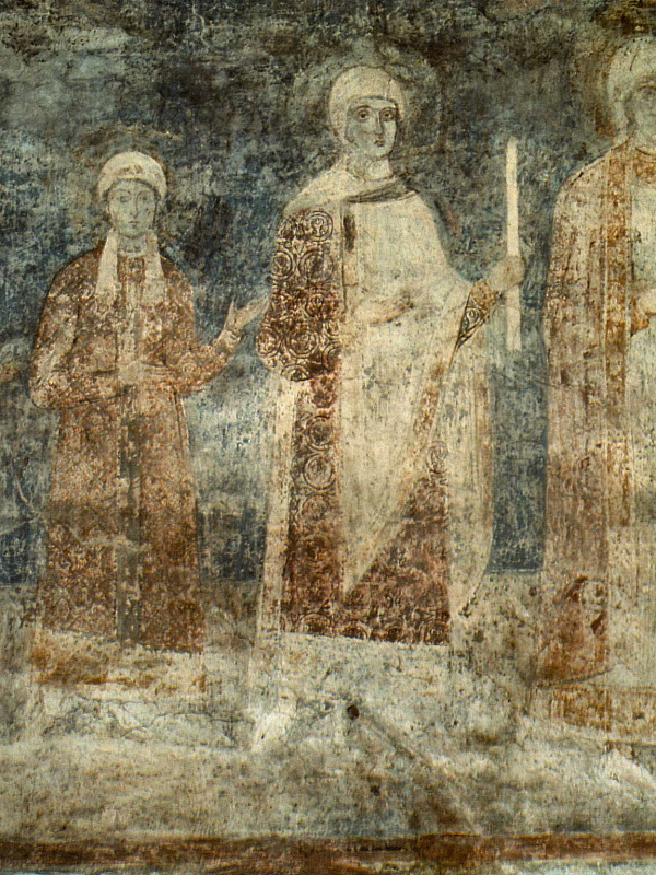 Дочери князя Ярослава Мудрого (фреска)