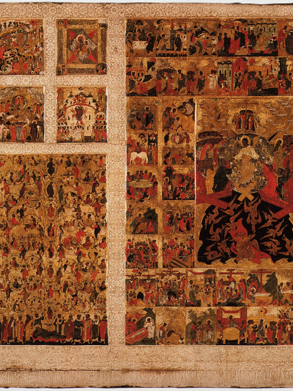 Воскресение Христово (с клеймами праздников)