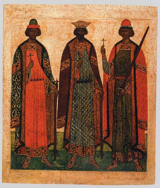 Святые князья Владимир Киевский, Борис и Глеб  